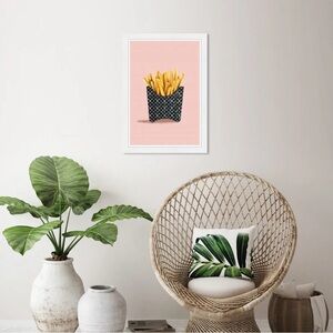 Fashion French Fries - Unframed LV